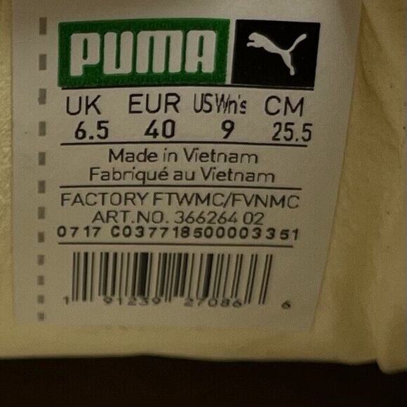 Puma x Rihanna Fenty Ankle Strap Creeper Women Size 9 Vanilla Ice White Platform - Picture 8 of 8